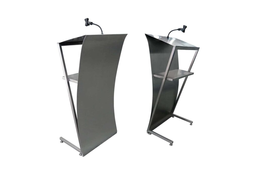 Event Rostrum Design Stainless Steel Rostrum - Events Partner