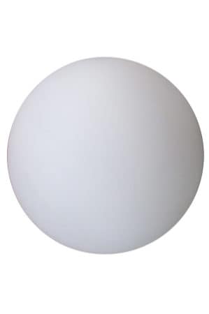 a white oval shaped illuminated ball 40 on a white background
