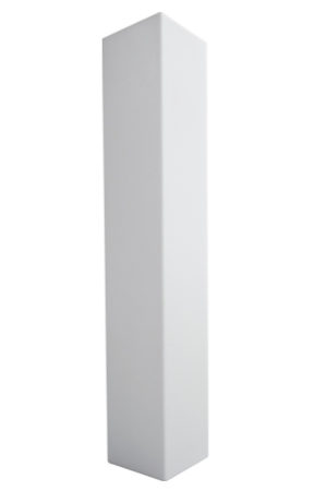 an illuminated pillar 170 on a white background
