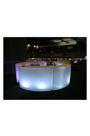 illuminated circular bar