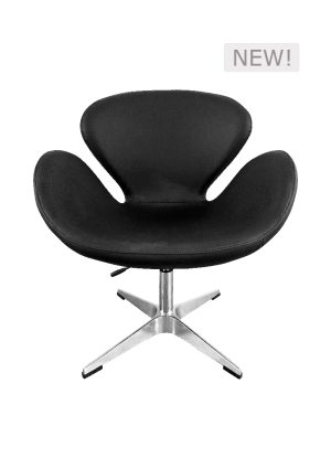 swan chair single seater black sf13 sb