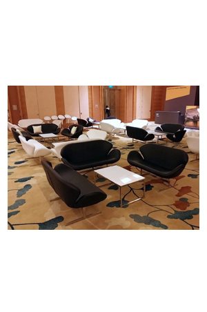 replica swan sofa – double seater