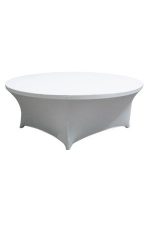 6ft round spandex table