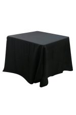 a 3ft square linen table on a white background