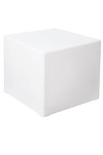 an illuminated cube 60 on a white background
