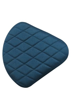 a mint pouf™ with a quilted pattern