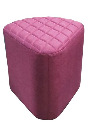 a mint pouf™ with a quilted top