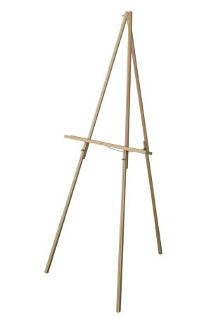 wooden easel stand slim