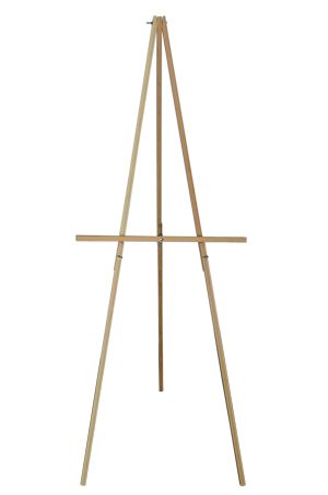 wooden easel stand slim