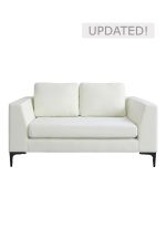 manhattan sofa double seater white