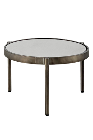 soleil outdoor round coffee table