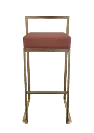 cubo bar stool gold brown