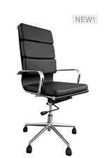 Eames Padded Executive Chair Highback Black