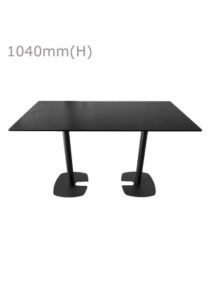 replica fin™ bar table & long top black