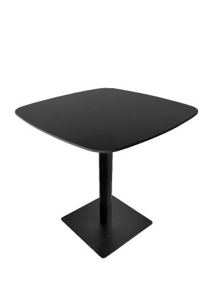 grande table & squarish top black