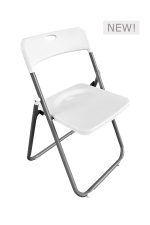 Boxster Seminar Folding Chair - White